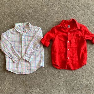 2 2t Janie and jack button down shirts